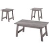 HomeRoots Set of Three 36" Gray Coffee Table - 4 of 4