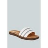 Zosaya Faux Zipper Detail Slip Ons Sandals Women - 2 of 4