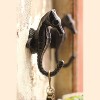 Cast Iron Sea Horse Hook 5.1"H – Distressed Coastal Wall Hook by Kalalou - 2 of 3