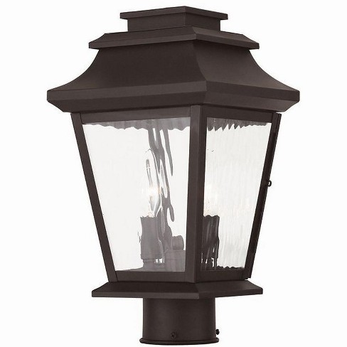 Livex Lighting Hathaway 2 - Light Post Light In Bronze : Target
