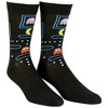 Mens Pac-Man Maze and Logo Crew Socks 2-Pack - 4 of 4