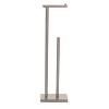 Home Mart Goods 27.5" Tall - Chrome Stainless Steel Toilet Paper Holder and Reserve - 4 of 4