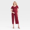 Flutter Short Sleeve Maternity Jumpsuit - Isabel Maternity by Ingrid & Isabel™ - 3 of 3