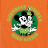 Boys' - Disney - Shamrock Wishes Irish Kisses Short Sleeve Graphic T-Shirt - 2 of 4