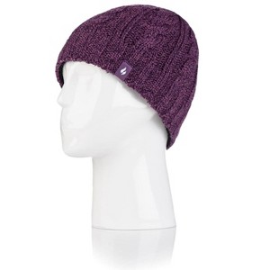 Women's Knitted Hat | Size One Size - Purple - 1 of 1