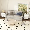 CIPACHO 2-Piece 3-Drawer Nightstand Set 20 Tall White for Living Room - 3 of 4