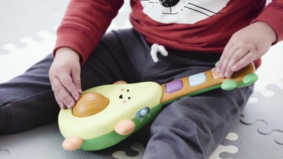 Multi Farmstand Rock-A-Mole Guitar Baby Toy