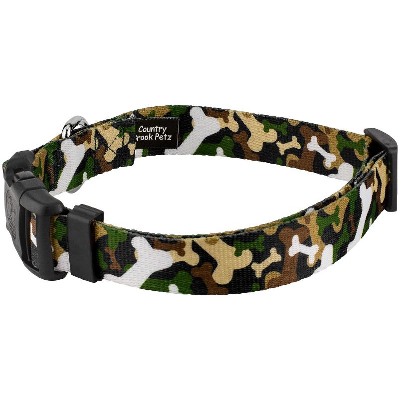 Country Brook Petz Deluxe Woodland Bone Camo Dog Collar - Made in The U.S.A., 5 of 8