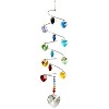 Woodstock Crystal Suncatchers, Crystal Spiral Rainbow Hearts, Crystal Wind Chimes For Inside, Office, Kitchen, Living Room Decor, 9"L - 3 of 4