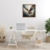 Stupell Industries Intense Eagle Spreading Wings Black Framed Floater Canvas Wall Art - 2 of 4