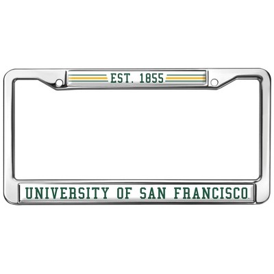 University of San Francisco Full Size Standard License Plate Metal Frame