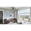 Urban Ambiance Luxury Posh Indoor Ceiling Fan,  15.3"H x 32.9"W,  Galvanized Steel, UHP9151 - 2 of 4