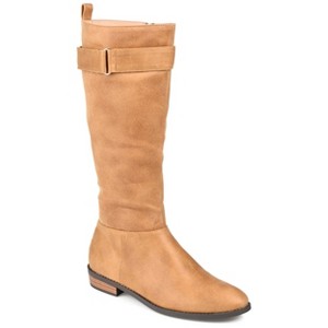 Journee Collection Womens Lelanni Stacked Heel Knee High Boots - 1 of 4