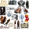 Lord of The Rings Rohan & Gondor 100ct Vinyl Large Deluxe Stickers Variety Pack - 3 of 4