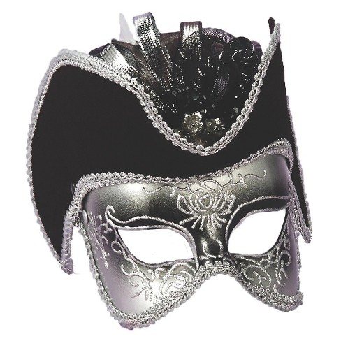 Forum Novelties Adult Venetian Costume Mask -  - Silver - image 1 of 1