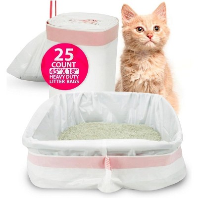 PetsWorld Cat Litter Box Liners, Jumbo: 45 x 18-in, 25 count