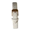 Peugeot Women 26 x 32mm Cushion Shape Watch with White Leather Band - 2 of 4