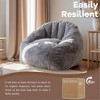Sapphtopaz Modern Bean Bag Chair Lazy Sofa with High-Density Foam for Adults & Children Comfy Sofa with Armrest Couches for Living Room,Bedroom - 4 of 4