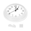 Unique Bargains Battery Operated Decorative Silent Non-Ticking Quartz Wall Clock 9" - 3 of 4