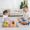 VEVOR Magnetic Tiles, 56 PCS Magnetic Road Building Blocks for Kids, Magnet Building Set with Storage Bag, STEM Sensory Educational Toys Gift - 2 of 4