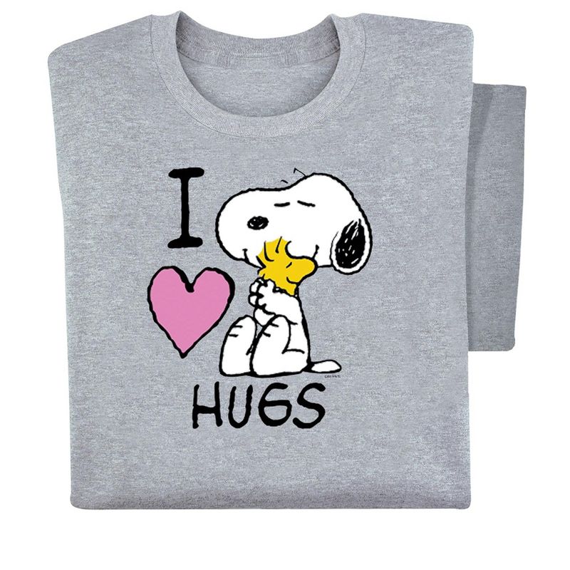 Collections Etc Snoopy I Love Hugs T-shirt, 3 of 5