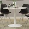TiramisuBest CLEARWATER RECT SLD TOP Table with Dark Oak for Dining Tables - 2 of 4