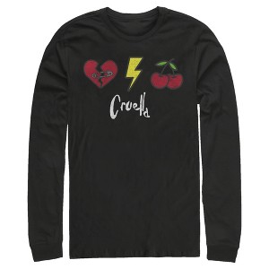 Men's Cruella Patches Logo Long Sleeve Shirt - 1 of 4