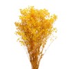 Unique Bargains Natural Dried Baby's Breath Flowers Branches for Wedding Party Decoration Yellow 1 Pc - 3 of 4