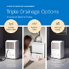 hOmeLabs 50 Pint Wi-Fi Dehumidifier with Pump for up to 7,000 Sq Ft (MAX 120 Pint at 95°F, 90% RH) – For Large Rooms, Offices, and Basements - 3 of 4
