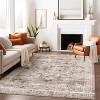 ABYNOW 8x10 Machine Washable Area Rug – Modern Abstract Soft Low-Pile Carpet with Non-Slip Backing for Living Room & Bedroom - 2 of 4