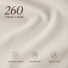 260 Thread Count Organic Cotton Percale Fitted Sheet by Bare Home - 4 of 4