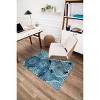 36"x48" Maldives 1/4" Rug'D Chair Floor Mat Blue/Ivory - Anji Mountain: Felt Backing, Indoor Polyester Mat - 4 of 4