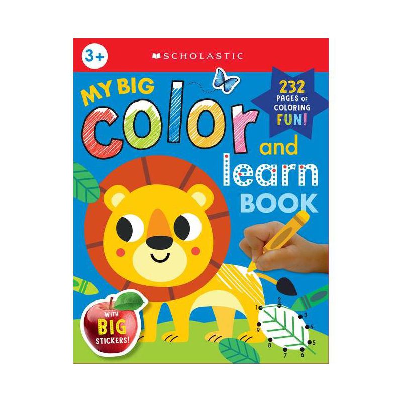 My Big Color & Learn Book: Scholastic Early Learners (Coloring Book) - (Paperback), 1 of 2