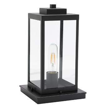 Rinnah Outdoor Table Accent Lamp - Black - Safavieh.