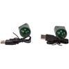 Kurt Adler USB Twirl-It Ornament Spinner with Battery Operated DC Motor for Christmas Tree and Home Decor, Green (Pack of 2) - 3 of 3