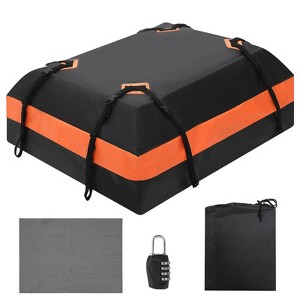 Car Roof Bag Rooftop Cargo Carrier Bag 21Cubic Feet Waterproof for All Cars with/Without Rack, Durable Roof Cargo Bag - 1 of 4