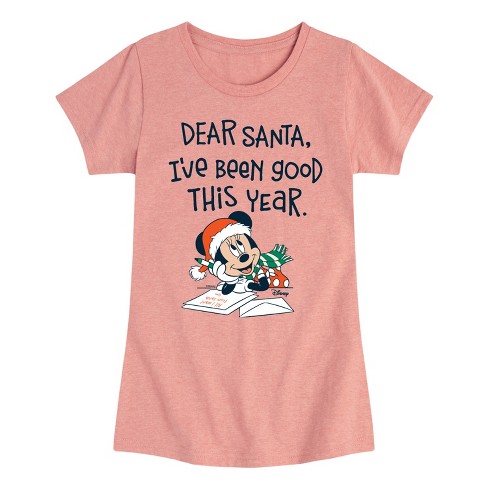 Girls' - Disney - I've Been Good Fitted Short Sleeve Graphic T-Shirt - image 1 of 4