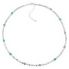 Silpada 'Delightful Moment' Sterling Silver Hematite and Amazonite Bead Necklace, 17" + 2" - 3 of 4