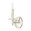 Livex Lighting Bennington 1 - Light Wall Light in  Polished Nickel - 3 of 4