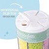 Sweets Indeed | Natural Pastel Jimmies 6-Cell Jar - 4 of 4