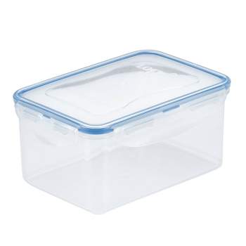 U-QE Airtight Food Storage Containers -6 Piece BPA Free Clear Plastic  Airtight Containers with Easy Lock Lids for Kitchen Pantry Organization and