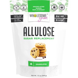 Wholesome Yum Allulose Sweetener - Natural Granulated Sugar Substitute - Keto, Non GMO, Zero Carb, Zero Calorie, Sugar Free (12 oz) - 1 of 4