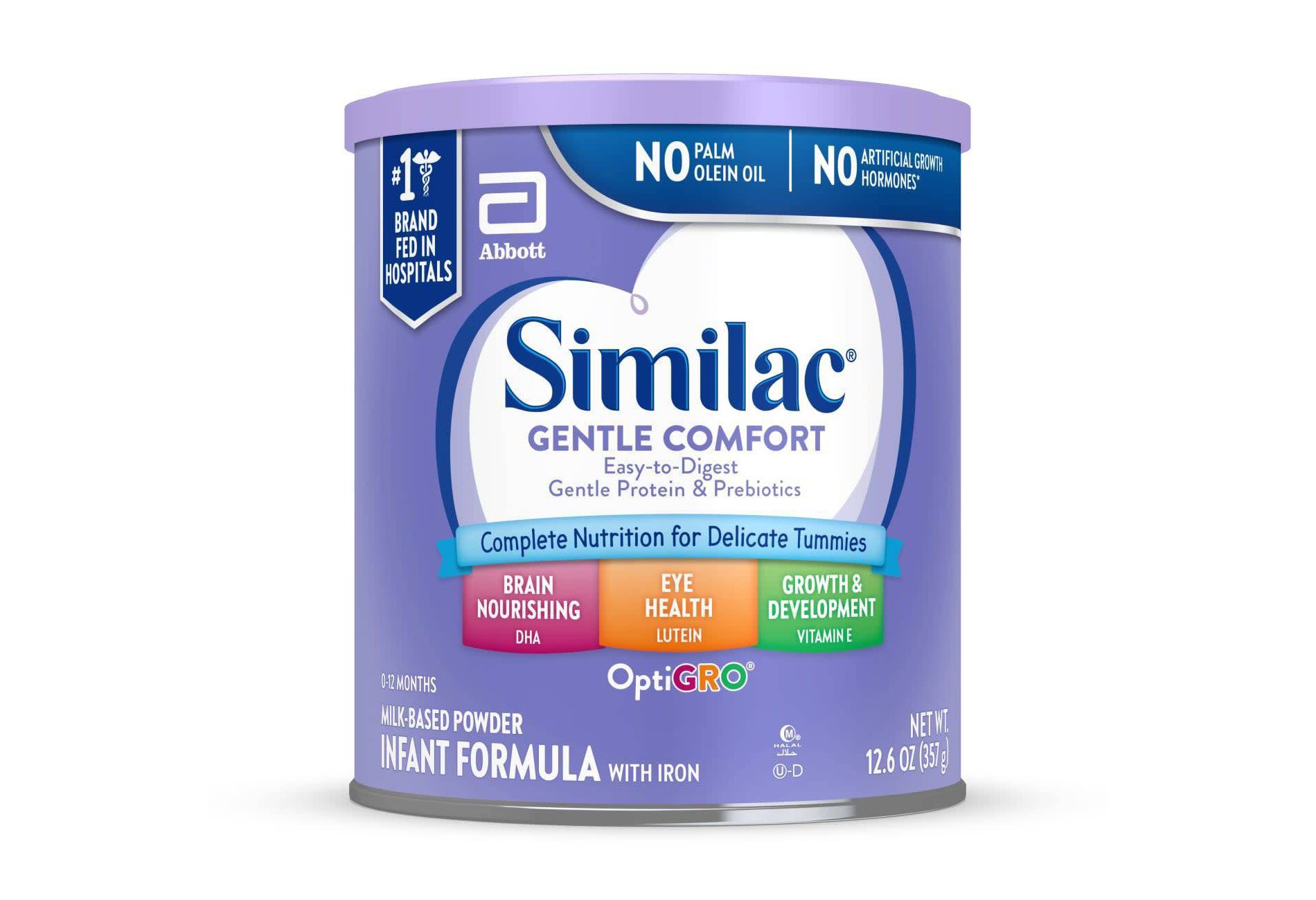 Similac Total Comfort Powder Infant Formula - 12.6oz: Gluten-Free, Easy to Digest, Brain Development