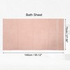 Unique Bargains Soft Absorbent Cotton Bath Towel for Bathroom kitchen Shower Towel 1 Pcs - 4 of 4