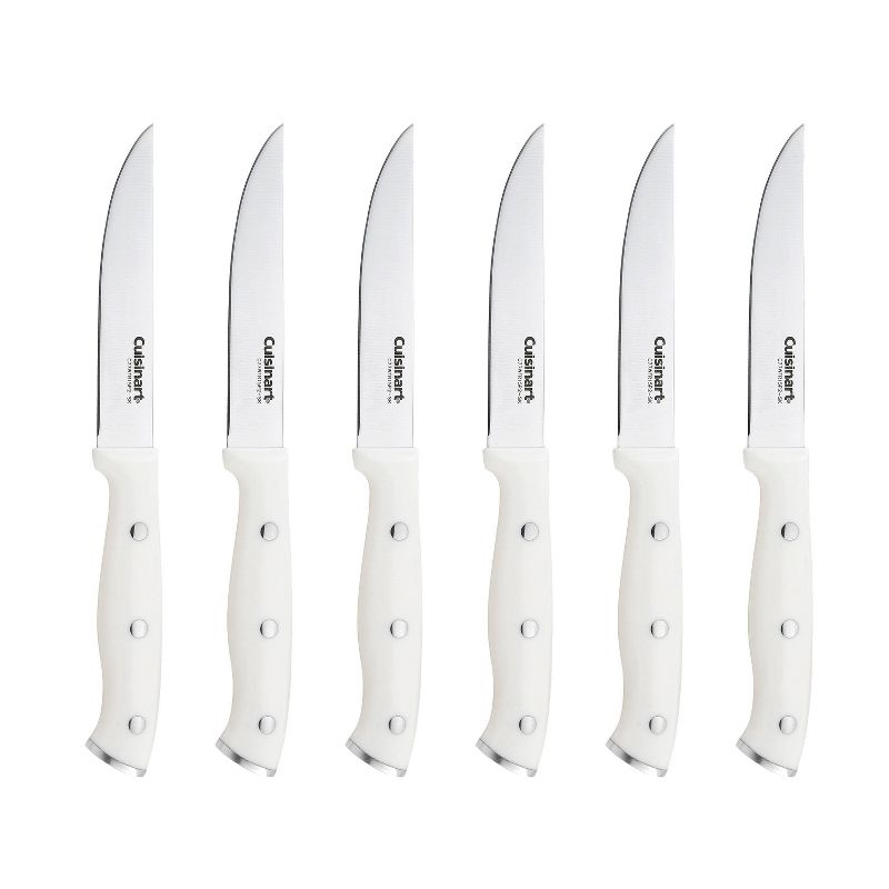 Cuisinart Classic 15pc White Triple Rivet Knife Block Set - C77WTR-15P2, 6 of 22
