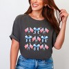 Simply Sage Market Women's Coquette Patriotic Chart Short Sleeve Garment Dyed Tee - 2 of 4