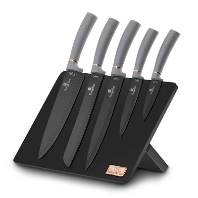 Berlinger Haus 6 Piece Kitchen Knife Set With Ergonomic Soft-touch ...