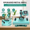Heat Press Machine, Sublimation Heat Press, 360° Swing Away Digital Heat Transfer Multifunction Heat Transfer Sublimation Combo - 3 of 4