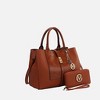 MKF Collection Yola Women’s Satchel Vegan Leather Bag and Wallet by Mia K- 2PCS Set - 2 of 4