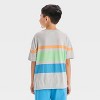 Boys' Short Sleeve Chest Striped T-Shirt - Cat & Jack™ - 2 of 3